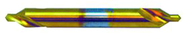 #7 x 6 OAL 60° HSS Combined Drill & Countersink-TiN Coated - Benchmark Tooling