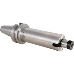 Techniks - BT50 Taper Face Mill Holder & Adapter - 1-1/2" Pilot Diam, 150mm Arbor Length - Exact Industrial Supply