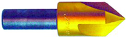 1-1/2 120° 3 Flute High Speed Steel Countersink-TiN - Benchmark Tooling