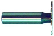 5/8" Dia. - HSS - Woodruff Slotting Shank Type Cutter - Benchmark Tooling