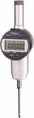 Fowler - 0 to 1/2" Range, 0.00005" Graduation, Electronic Drop Indicator - Flat Back, Accurate to 0.00016", Inch & Metric System, LCD Display - Benchmark Tooling