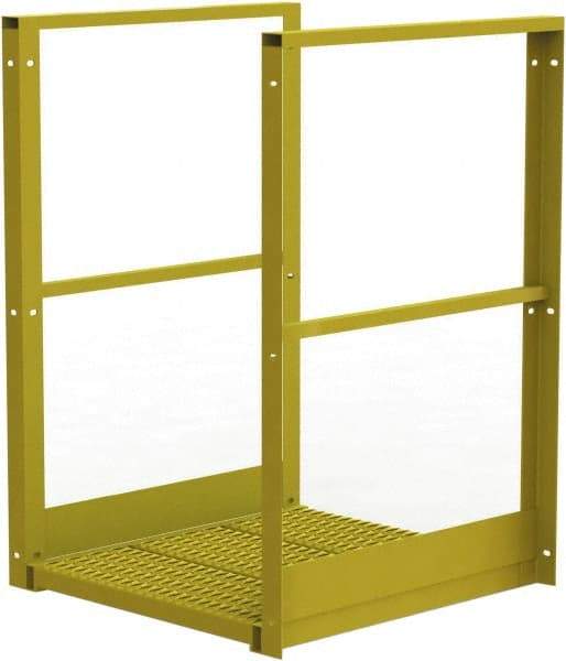 TRI-ARC - 44" Bridge Span - Crossover, 1,000 Lb Capacity, 44" Platform Height, 30" Base Width x 30" Base Depth, Perforated Tread - Benchmark Tooling