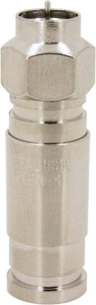 Ideal - Straight, F Type Compression Coaxial Connector - Compatible with RG11 - Benchmark Tooling