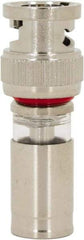 Ideal - Straight, BNC Compression Coaxial Connector - Compatible with RG59, Brass Body - Benchmark Tooling