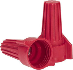 Ideal - 2, 14 to 5, 12 AWG, 600 Volt, Flame Retardant, Wing Twist on Wire Connector - Red, 221°F - Benchmark Tooling