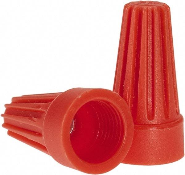 Ideal - 2, 18 to 2, 14 AWG, 600 Volt, Flame Retardant, Standard Twist on Wire Connector - Orange, 221°F - Benchmark Tooling