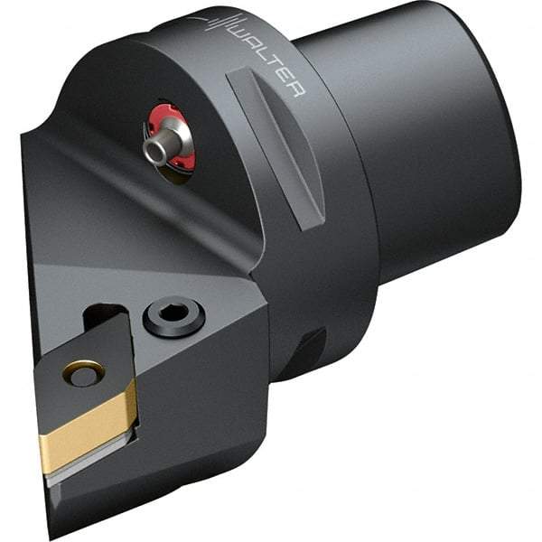 Walter - 93° Lead Angle, Indexable Turning Toolholder - 103mm OAL, Series PDJN-CAPTO-AUSSEN - Benchmark Tooling