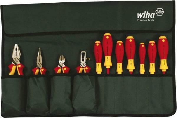 Wiha - 11 Piece Insulated Plier Set - Comes in Box - Benchmark Tooling