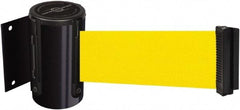 Tensator - 4" High x 2" Long x 3" Wide Barricade Tape Dispenser - Steel, Black Powdercoat Finish, Black, Use with Tensabarrier - Benchmark Tooling