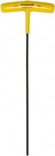 Bondhus - 9/64" Hex, T-Handle Cushion Grip, Hex Key - 9" OAL, Protanium High Torque Steel, Inch System of Measurement - Benchmark Tooling