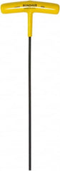 Bondhus - 9/64" Hex, T-Handle Cushion Grip, Hex Key - 9" OAL, Protanium High Torque Steel, Inch System of Measurement - Benchmark Tooling