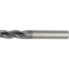 Kennametal - 10mm, 3 Flute, Single End, Solid Carbide, Corner Chamfer End Mill - 72mm OAL, 45° Helix, Right Hand Flute, 19mm LOC, Right Hand Cut - Benchmark Tooling