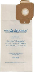 PRO-SOURCE - Meltblown Polypropylene & Paper Vacuum Bag - For Karcher/Tornado Models: CV30/1 & CV38/1 & CV48/2 Upright & NSS Pacer Models 112 - 115UE - Benchmark Tooling