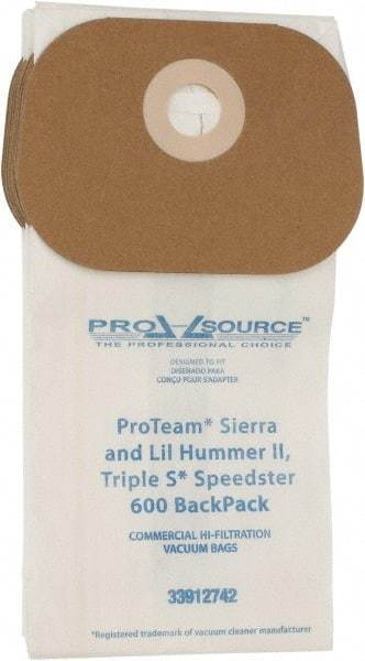 PRO-SOURCE - Meltblown Polypropylene & Paper Vacuum Bag - For ProTeam Sierra & Lil Hummer II (Open top bag), Triple S Speedster 600 Backpack - Benchmark Tooling