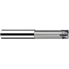 Fraisa - 6mm Diam Solid Carbide Single End 4 Flute High-Feed End Mill - Benchmark Tooling