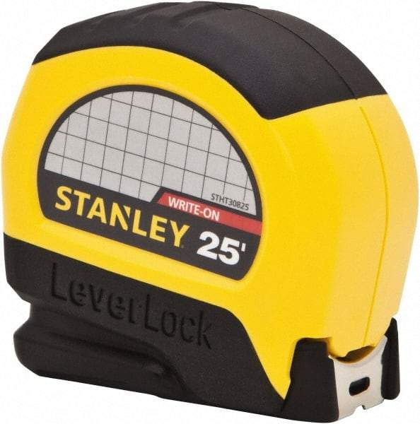 Stanley - 25' x 1" Tape Measure - 1/16" Graduation - Benchmark Tooling