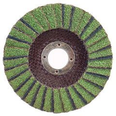 5″ × 1/4″ × 7/8″ Neon R766 Flap Disc Type 27 Flat 60 Grit - Benchmark Tooling