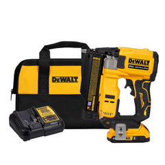 Cordless Nailers; Voltage: 20.00; Nailer Type: Finish Nailer; Nail Length: 5/8 - 1-1/2 in; Nail Shank Diameter: 23 gauge; Battery Series: Lithium Ion; Batteries Included: Yes; Battery Capacity: 2 Ah; Number Of Batteries Included: 1; Battery Voltage: 20.00