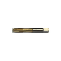 Spiral Point Tap: 1/4-28, UNF, 3 Flutes, 3 to 5, 2B, Vanadium High Speed Steel, TIN Finish 0.591″ Thread Length, 2.5″ OAL, Right Hand, H6, Series ZELX SS