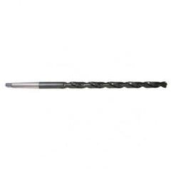 25.25mm Dia. - Cobalt 3MT GP Taper Shank Drill-118° Point-Surface Treated - Benchmark Tooling