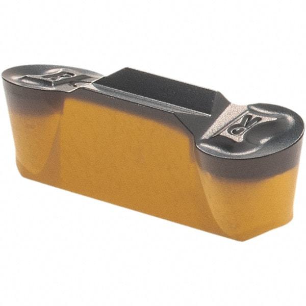 Iscar - 6030HFPR Grade IC8250, 6mm Cutting Width Carbide Grooving Insert - 3mm Max Depth of Cut, Right Hand, 3mm Corner Radius, TiCN/Al2O3/TiN Finish - Benchmark Tooling