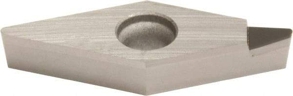 Sumitomo - NF-VCMX332 Grade DA1000 Polycrystalline Diamond (PCD) Turning Insert - 35° Diamond, 3/8" Inscr Circle, 3/16" Thick, 1/32" Corner Radius - Benchmark Tooling