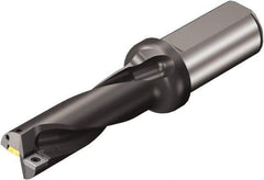 Sandvik Coromant - 232mm Max Drill Depth, 4xD, 58mm Diam, Indexable Insert Drill - 50mm Shank Diam, 50 Cylindrical Shank - Benchmark Tooling