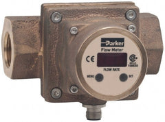 Parker - 1/2" FNPT Port Vortex Shedding Flowmeter - Exact Industrial Supply