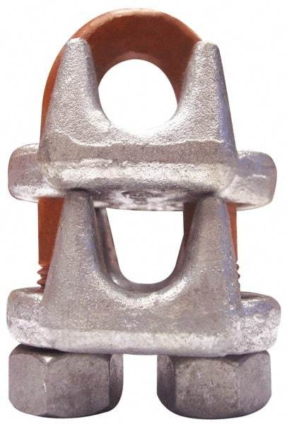 CM - 1-1/4" Piggyback Wedge Socket Clip - 7/8-9, 2.31" Between Centers, Galvanized - Benchmark Tooling