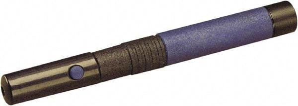 Quartet - Rubber & Metal Pen Size Laser Pointer - Blue, 2 AAA Batteries Included - Benchmark Tooling