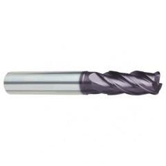 25mm Dia. - 121mm OAL - 4 FL Variable Helix Super-A Carbide End Mill - Benchmark Tooling