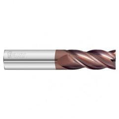 3/8 Dia. x 3 Overall Length 4-Flute .010 C/R Solid Carbide SE End Mill-Round Shank-Center Cut-FC20 - Benchmark Tooling