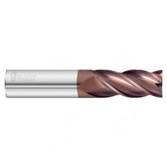 5/8 Dia. x 3-1/2 Overall Length 4-Flute .120 C/R Solid Carbide SE End Mill-Round Shank-Center Cut-FC20 - Benchmark Tooling
