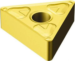 Sandvik Coromant - TNMG331 XF Grade GC30 Carbide Turning Insert - 60° Triangle, 3/8" Inscr Circle, 3/16" Thick, 1/64" Corner Radius - Benchmark Tooling