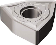 Sandvik Coromant - WNMG433 SMR Grade H13A Carbide Turning Insert - 80° Trigon, 1/2" Inscr Circle, 3/16" Thick, 3/64" Corner Radius - Benchmark Tooling