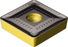 Sandvik Coromant - SCMT3809 XL Grade 4335 Carbide Turning Insert - TiCN/AI2O3/TiN Finish, 90° Square, 1-1/2" Inscr Circle, 3/8" Thick, 1/8" Corner Radius - Benchmark Tooling