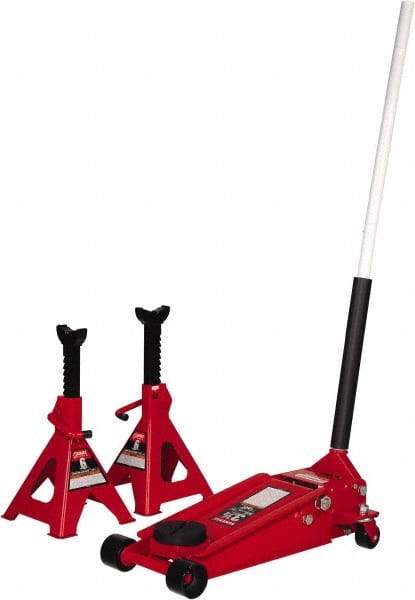 Sunex Tools - 3.5 Ton Capacity Service Floor Jack - 4 to 19-1/2" High - Benchmark Tooling