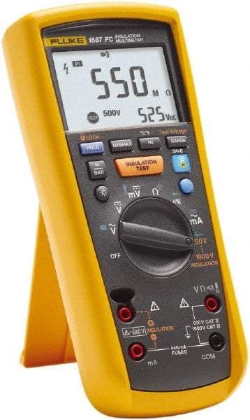 Fluke - 7 Piece, Digital Multimeter Kit - 1,000 Volt Max - Benchmark Tooling