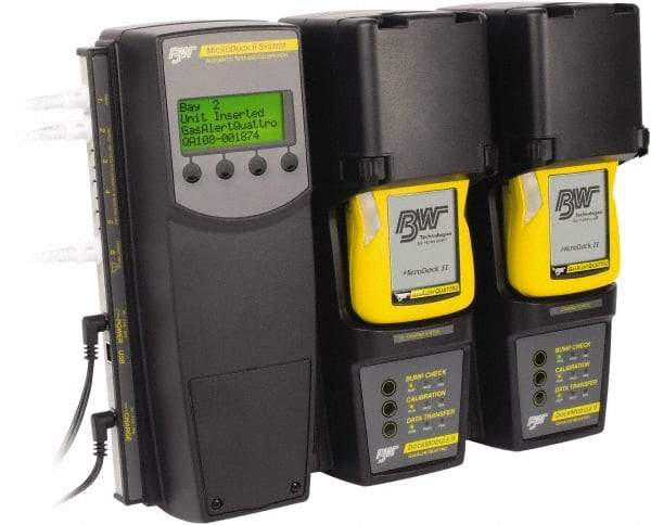 BW Technologies by Honeywell - 8.3' Long Gas Detector 2-Unit Docking Station - Plastic - Benchmark Tooling