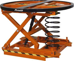 Presto Lifts - 4,500 Lb Capacity Steel Leveler - 43-5/8" Diam x 28" High - Benchmark Tooling