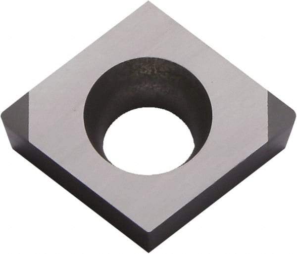 Kyocera - CCMW3251 ME Grade KBN475 CBN Turning Insert - 80° Diamond, 3/8" Inscr Circle, 5/32" Thick, 1/64" Corner Radius - Benchmark Tooling