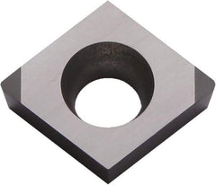 Kyocera - CCMW3251 ME Grade KBN475 CBN Turning Insert - 80° Diamond, 3/8" Inscr Circle, 5/32" Thick, 1/64" Corner Radius - Benchmark Tooling