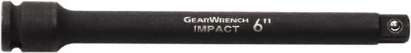 GearWrench - 1/4" Drive Impact Socket Extension - 2" OAL, Black Finish - Benchmark Tooling