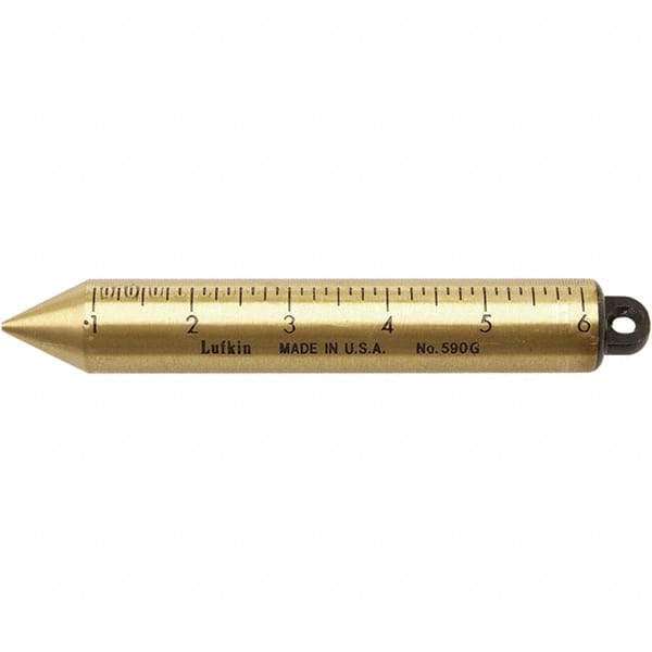 Lufkin - Plumb Bobs Weight (oz.): 20.00 Material: Brass - Benchmark Tooling