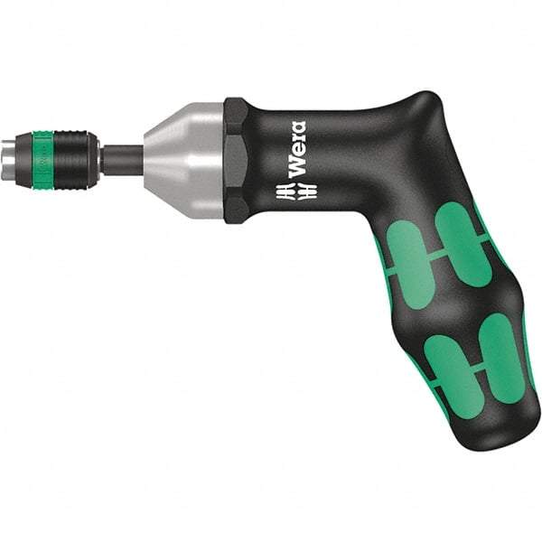 Wera - 1 Piece, 4 to 8.8 N/m, Ergo Cushion Grip Driver Preset Torque Limiting Screwdriver - 1/4" Drive - Benchmark Tooling