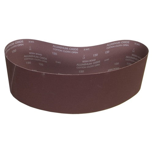 4″ × 36″ Metalite R255 Narrow Belt 50 Grit Aluminum Oxide - Benchmark Tooling