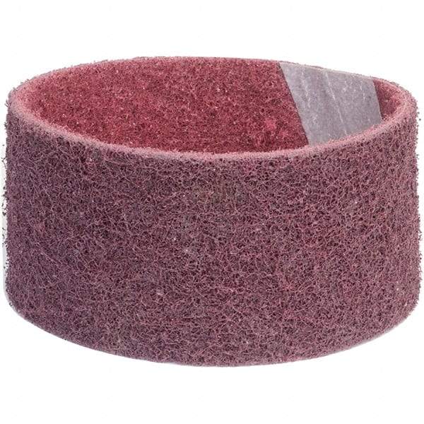 Norton - 2-3/4" Wide x 15-1/2" OAL, Aluminum Oxide Abrasive Belt - Aluminum Oxide, Medium, Nonwoven, Cloth Backing - Benchmark Tooling