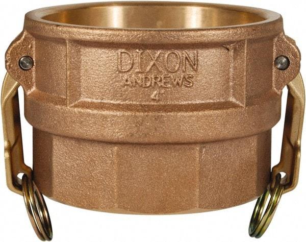 Dixon Valve & Coupling - 1-1/2" Brass Cam & Groove Suction & Discharge Hose Female Coupler Female NPT Thread - Part D, 1-1/2" Thread, 250 Max psi - Benchmark Tooling