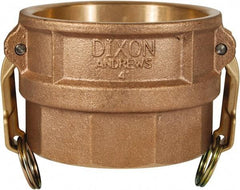 Dixon Valve & Coupling - 1-1/4" Brass Cam & Groove Suction & Discharge Hose Female Coupler Female NPT Thread - Part D, 1-1/4" Thread, 250 Max psi - Benchmark Tooling