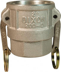 Dixon Valve & Coupling - 1-1/4" Aluminum Cam & Groove Suction & Discharge Hose Female Coupler Female NPT Thread - Part D, 1-1/4" Thread, 250 Max psi - Benchmark Tooling